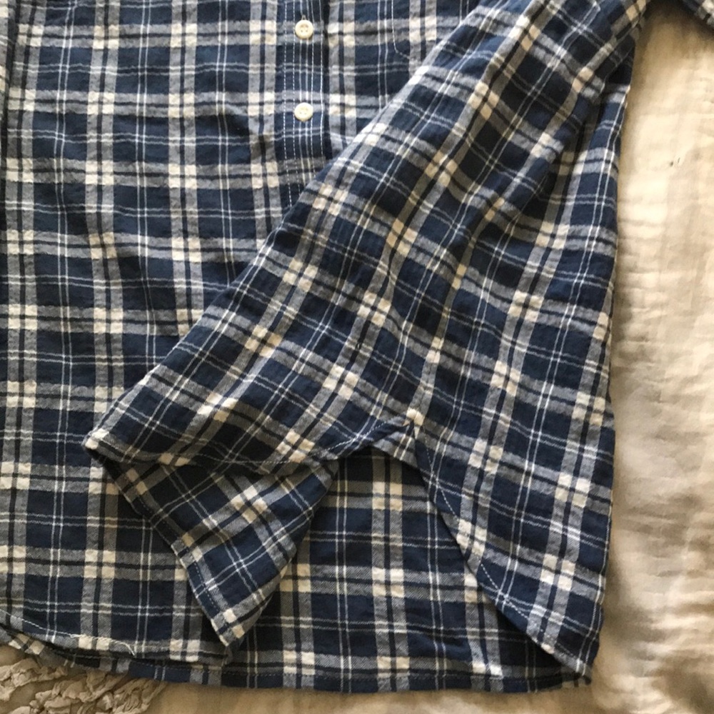 Jcrew Plaid Flannel Pullover - image 5